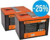 Gallagher Powerpack batterij duopack (9V, 175Ah) - 065073