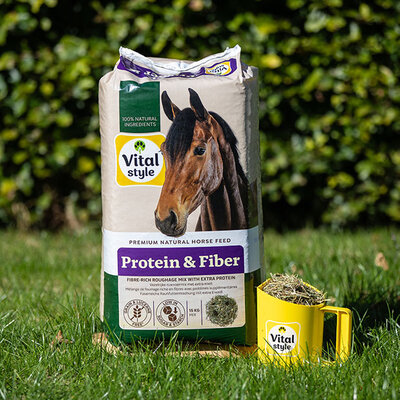 Vitalstyle Ruwvoermix Protein & Fiber 15 KG